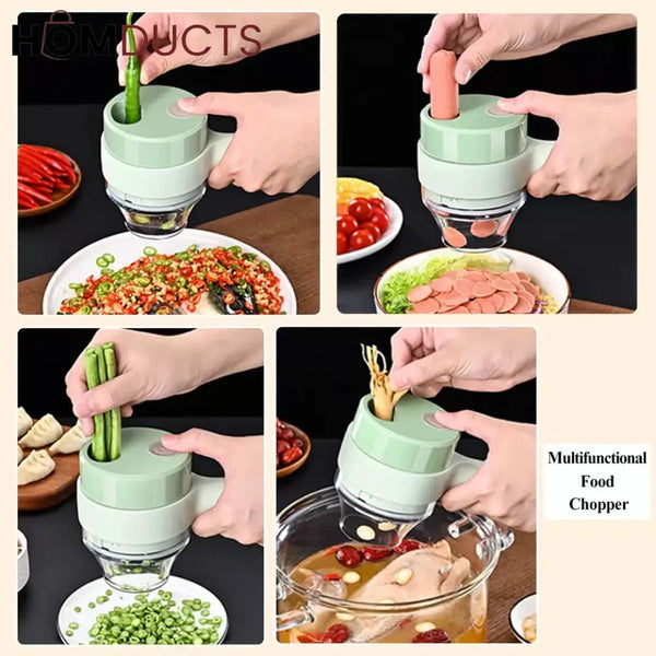 Multi Task Chopper 4 in 1 Chargeable Multifunctional Chopper – Homducts