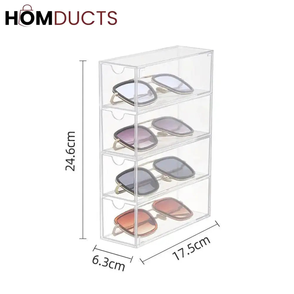 4 Layer Acrylic Storage Box