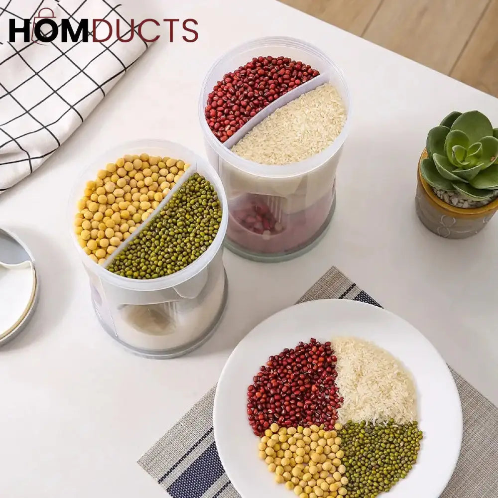 4 Partition Food Container