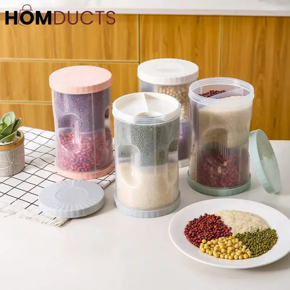 4 Partition Food Container