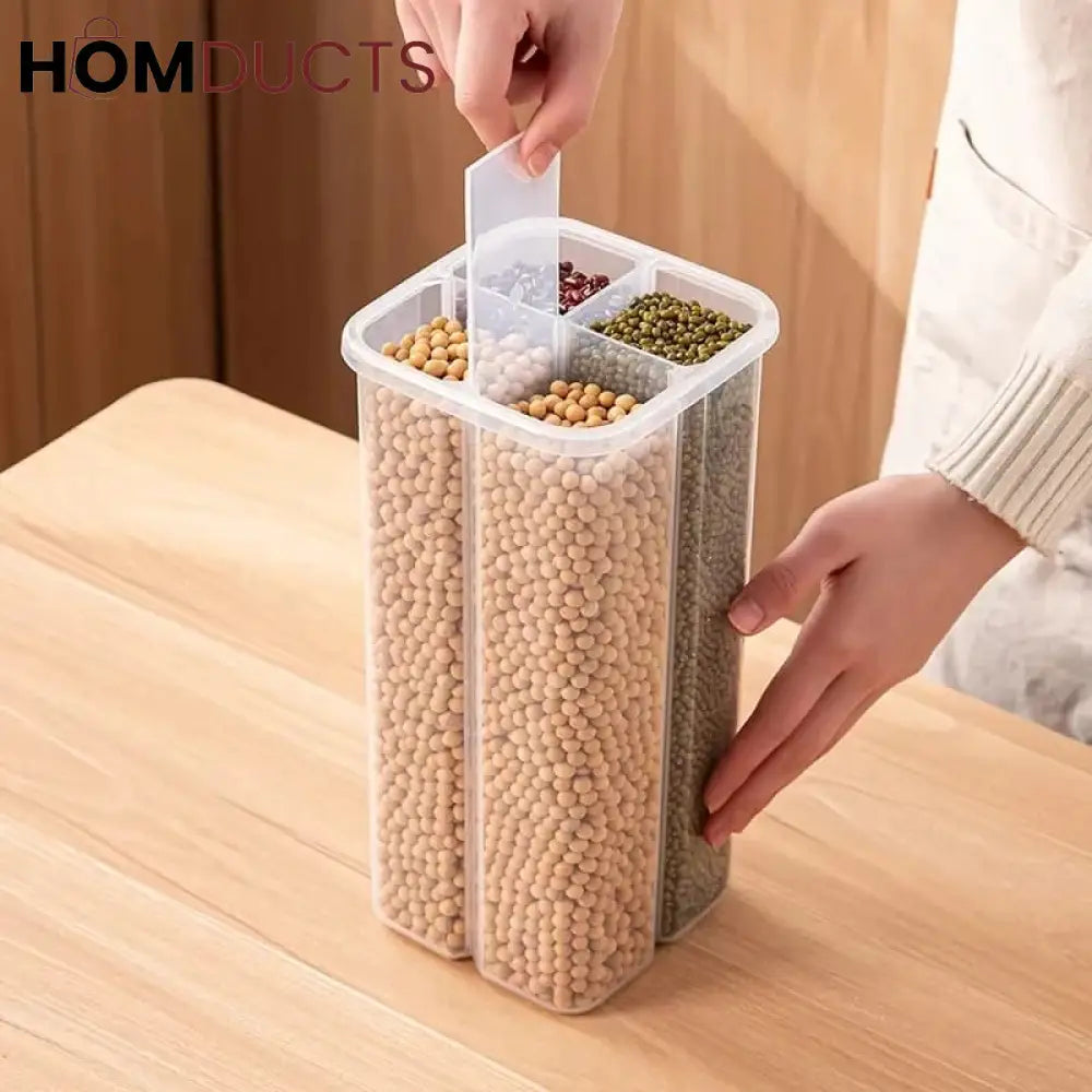 4 Partition Sealed Airtight Jar