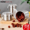 4 Pcs Stainless Steel Jar Set