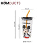 450ml Cup with Lid & Straw for Kids & Adults