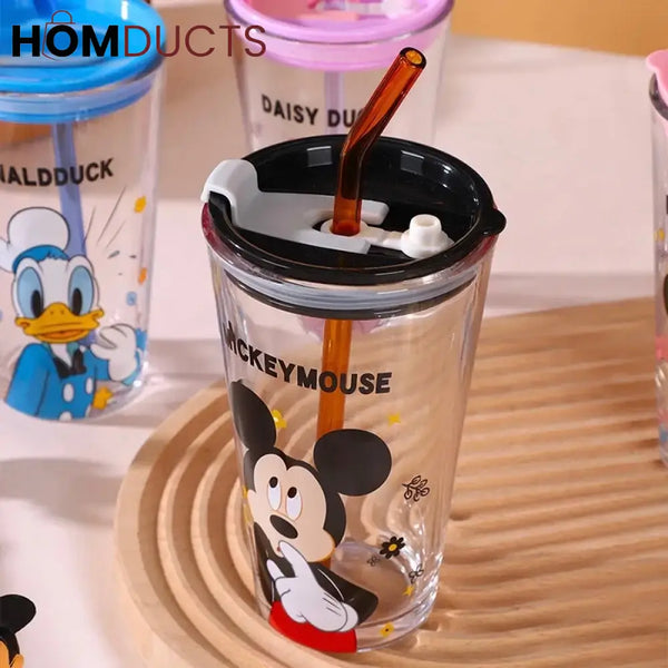 450ml Cup with Lid & Straw for Kids & Adults