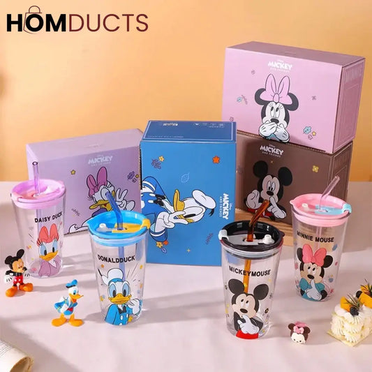 450ml Cup with Lid & Straw for Kids & Adults