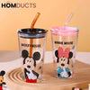 450ml Cup with Lid & Straw for Kids & Adults Mickey Mouse
