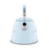 SMEG Retro Whistling Kettle – Pastel Blue Premium Stainless Steel Stovetop Tea Kettle