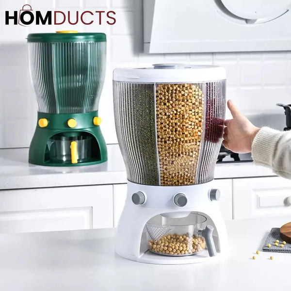 4Partition Rotating Cereal Dispenser