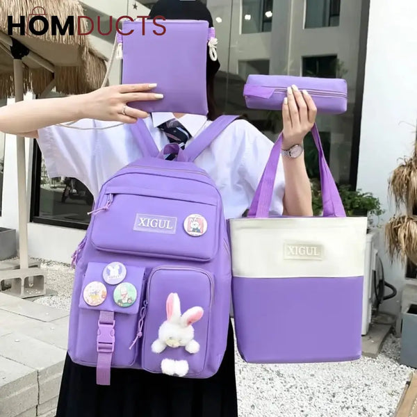 4Pcs Bag Pack Set