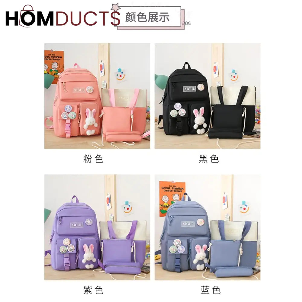 4Pcs Bag Pack Set