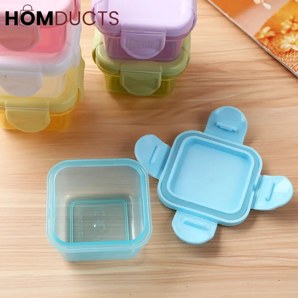 4Pcs Bpa Free Mini Storage Box