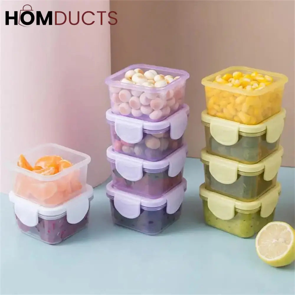 4Pcs Bpa Free Mini Storage Box