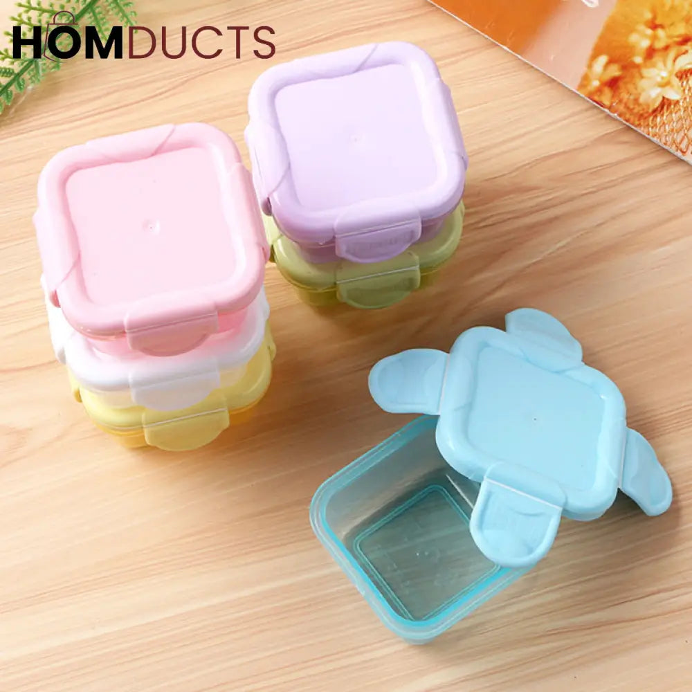 4Pcs Bpa Free Mini Storage Box