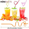 4Pcs Crazy Straw Set