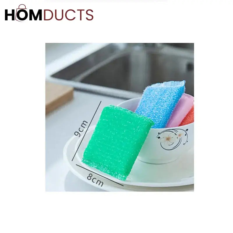 4Pcs Dish Washing Sponge Set