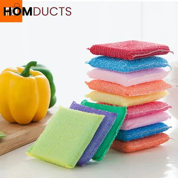 4Pcs Dish Washing Sponge Set