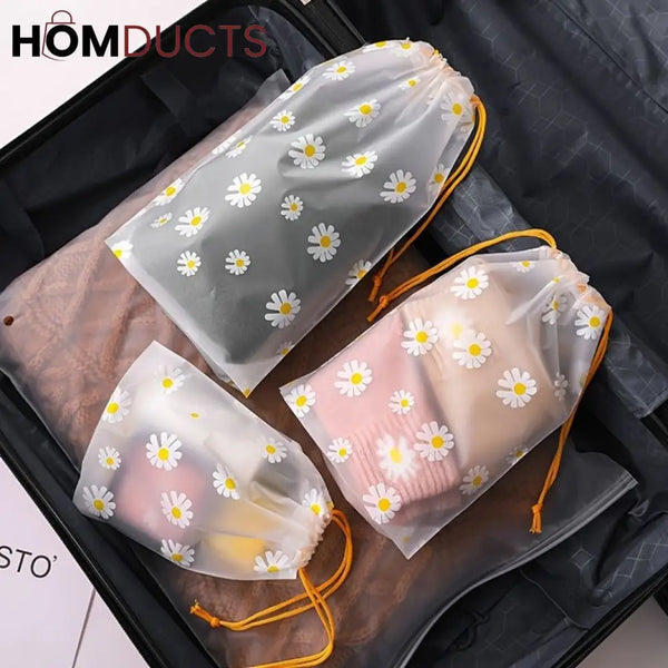 4Pcs Pvc Travel Bag Set