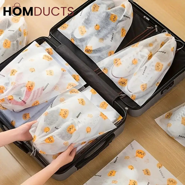 4Pcs Pvc Travel Bag Set