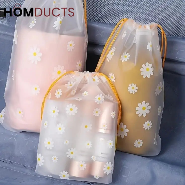 4Pcs Pvc Travel Bag Set