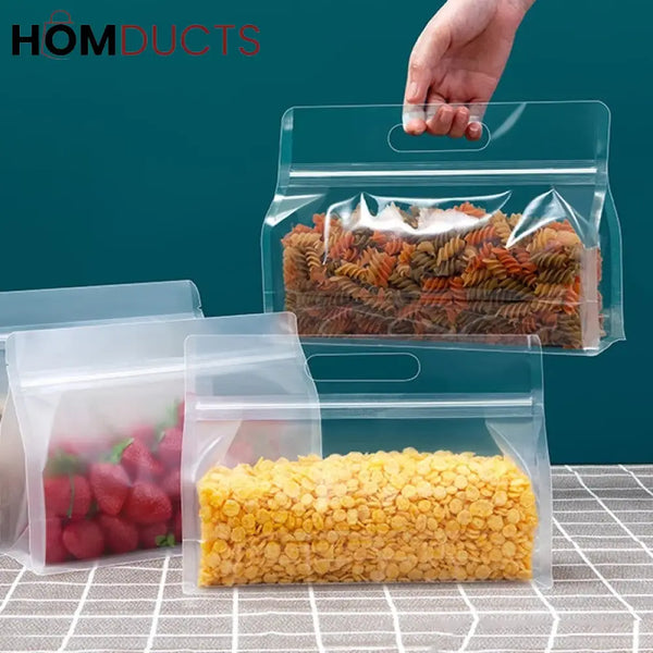 4Pcs Sealed Airtight Plastic Bags