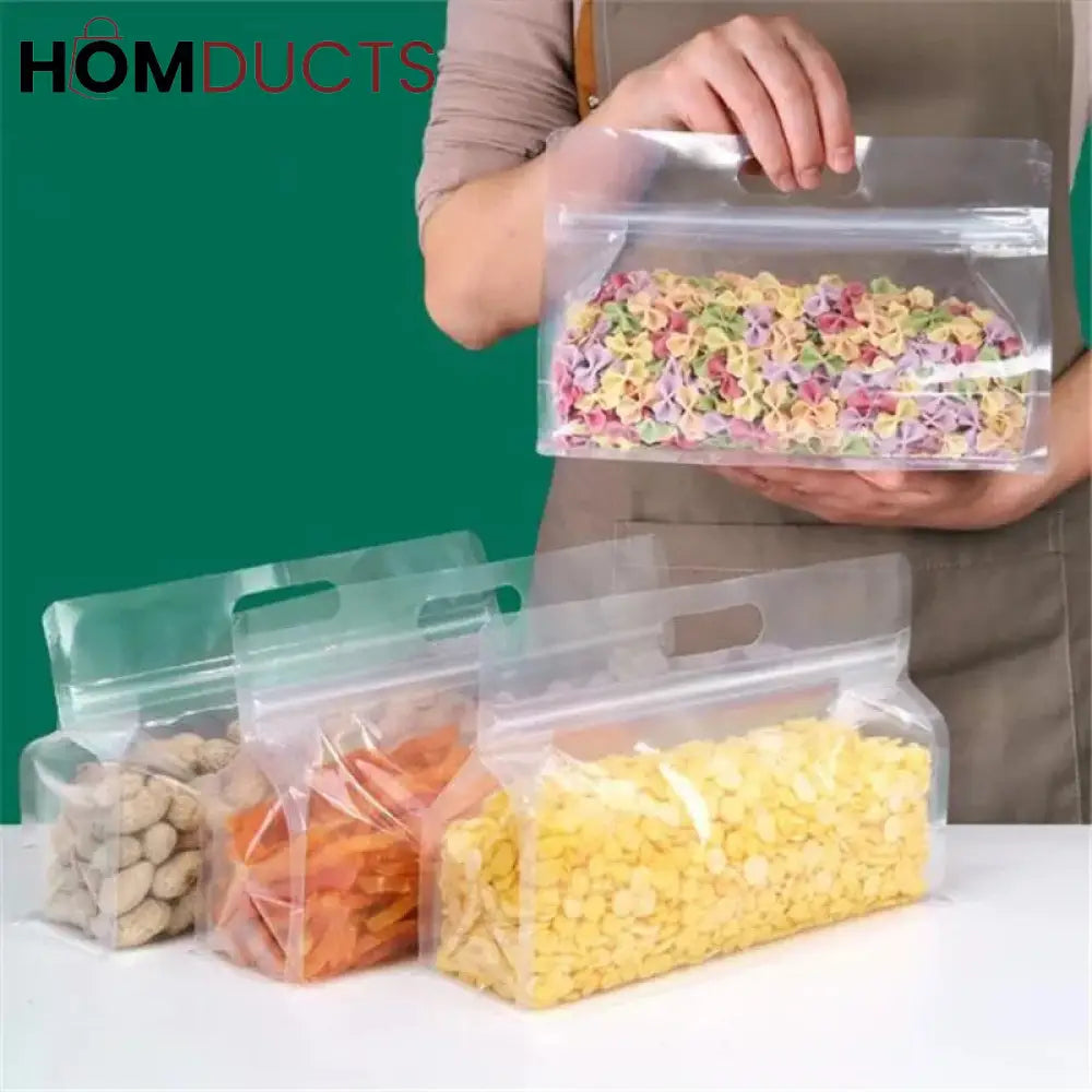 4Pcs Sealed Airtight Plastic Bags