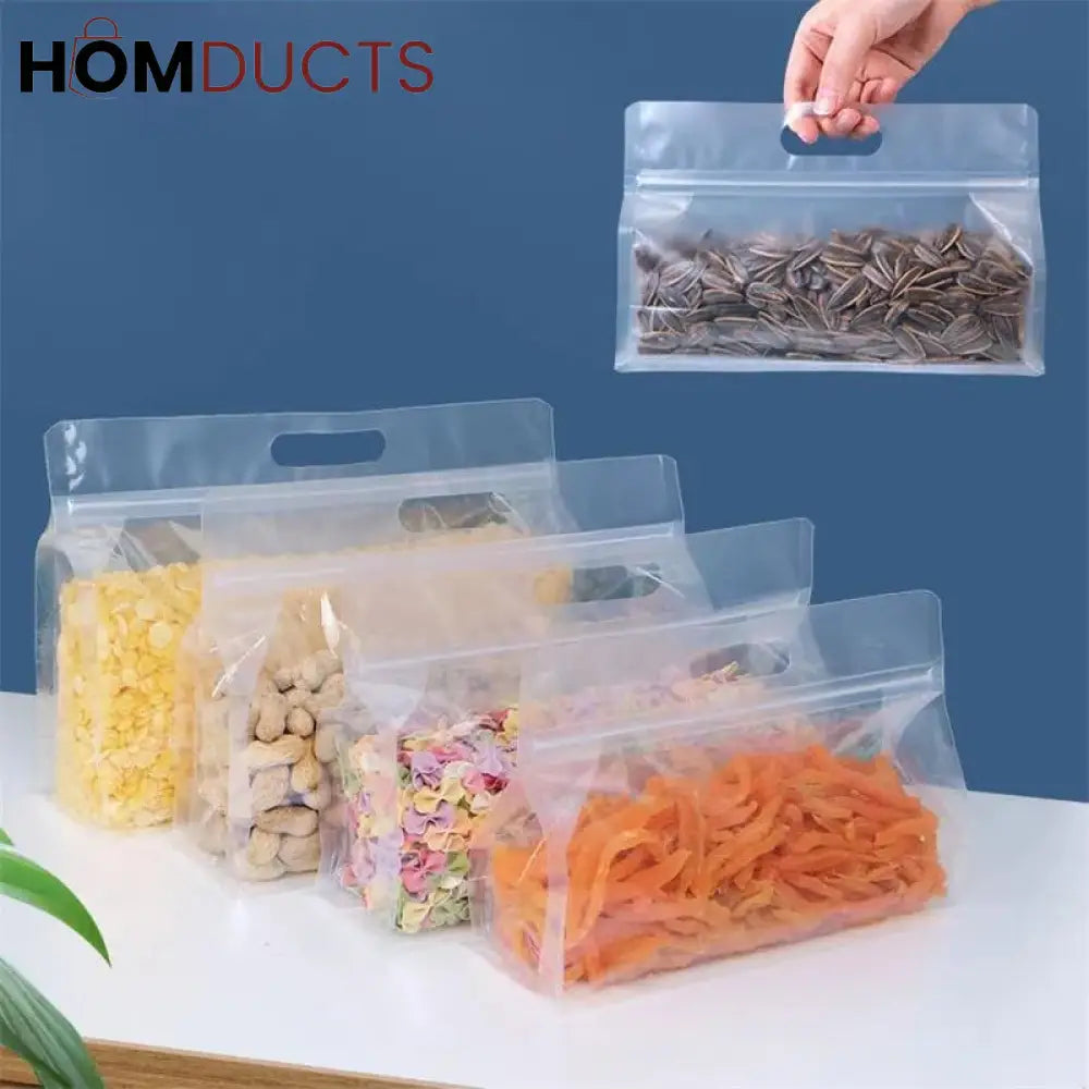 4Pcs Sealed Airtight Plastic Bags