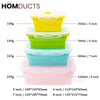 4Pcs Silicone Foldable Food Container