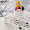 5 Grid Rotating Makeup Brush Holder J & C Organizer