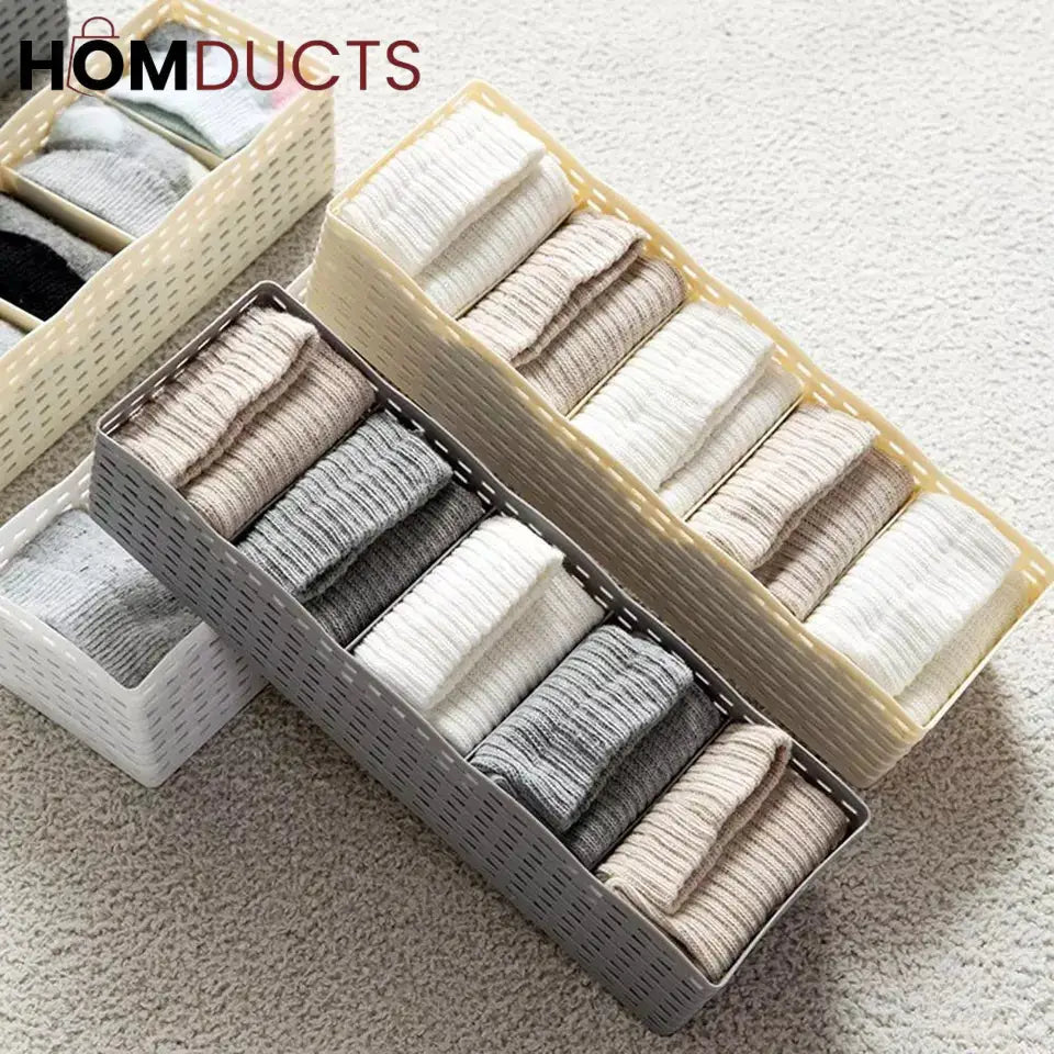 5 Grid Socks Storage Organizer
