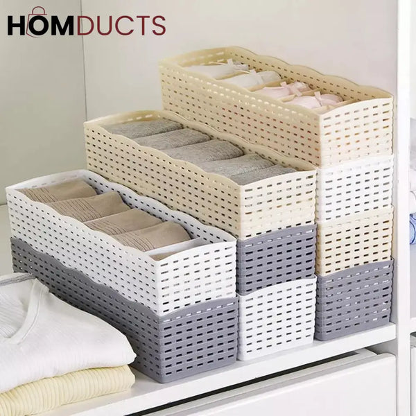 5 Grid Socks Storage Organizer