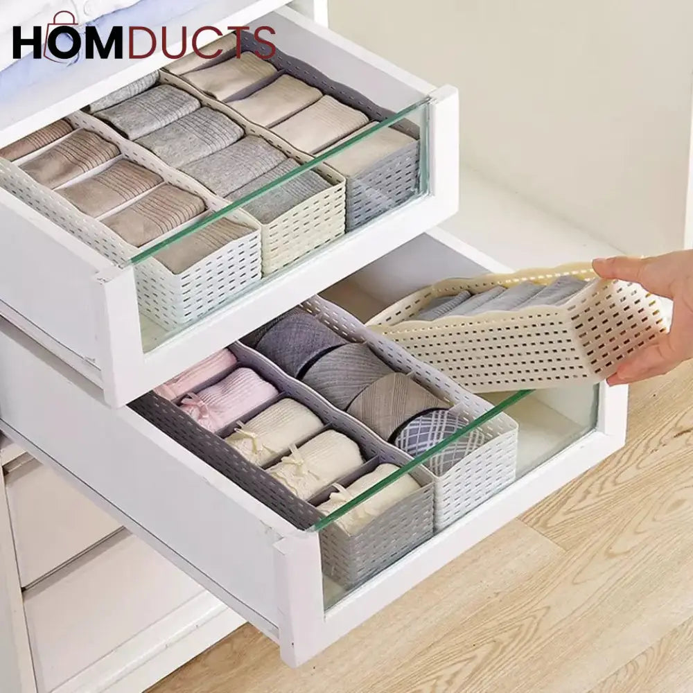 5 Grid Socks Storage Organizer