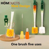 5 In 1 Long Handle Bottle Cleaning Brush