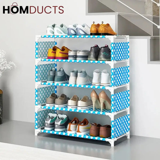 5 Layer Oxford Shoe Rack