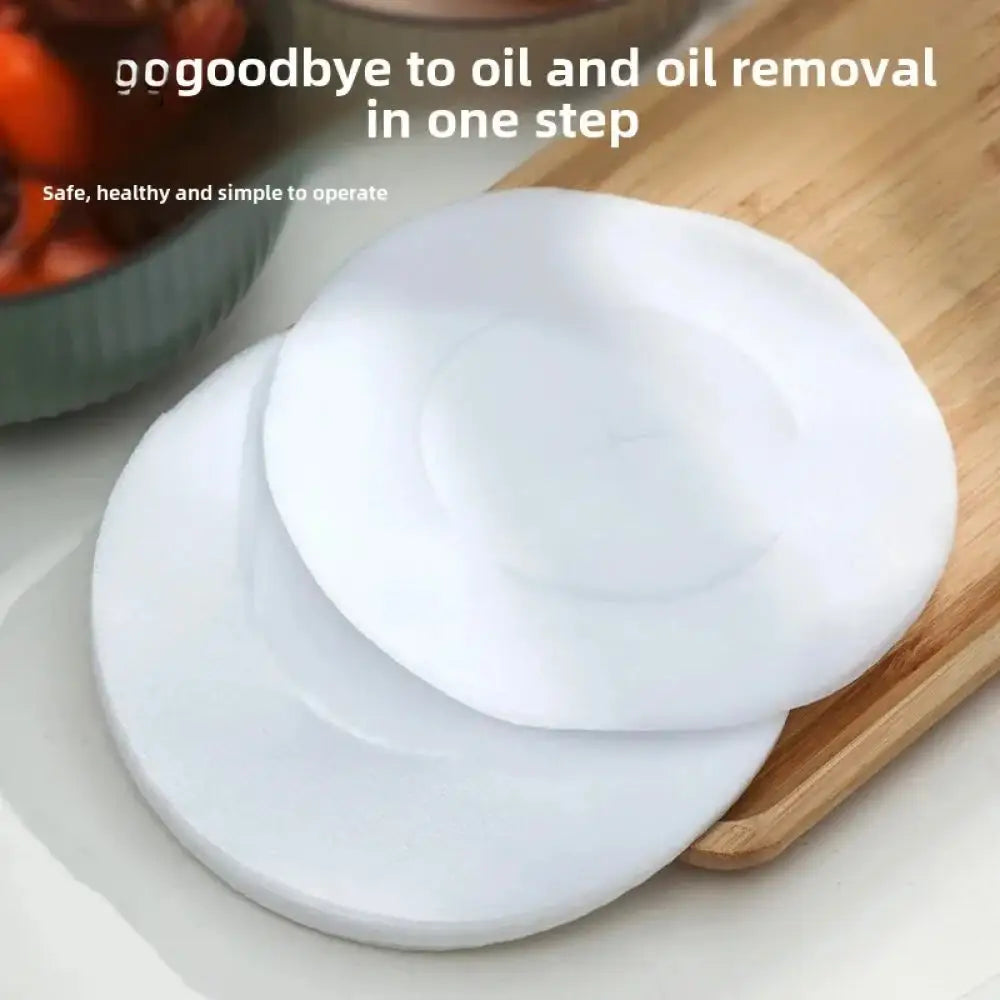 50 Pcs Food Grade Soup Oil Absorbing Sheets: Healthy Stew & Soup Filter Paper for Home Cooking & Baking