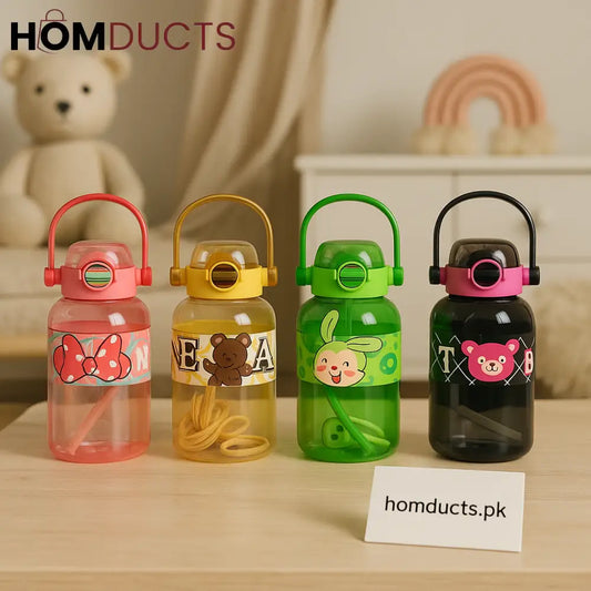 500ml Cartoon Kids Water Bottle – Cute Durable & Leak-Proof Drink Bottle
