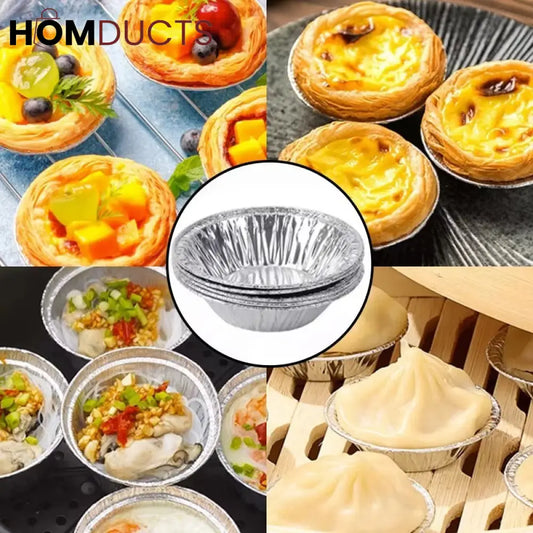 50Pcs Aluminium Foil Disposable Mold