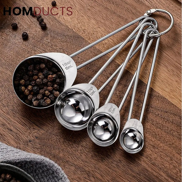 5Pcs Stainless Steel Measuring Spoon