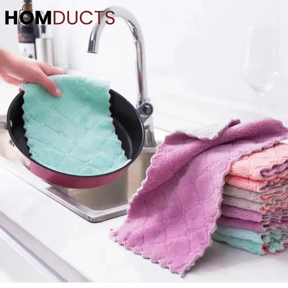 5pcs Super Absorbent Kitchen Towels