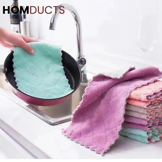 5pcs Super Absorbent Kitchen Towels