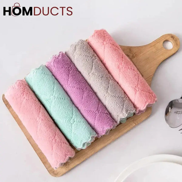 5pcs Super Absorbent Kitchen Towels