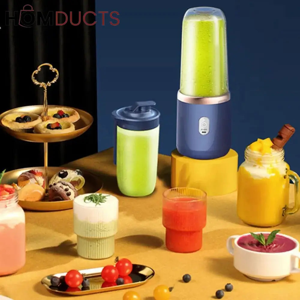 6 Blades Usb Juicer With 300Ml Cup