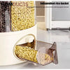6-Grid Rotating Food Grain Dispenser & Storage Container (6kg) - Kitchen Organizer