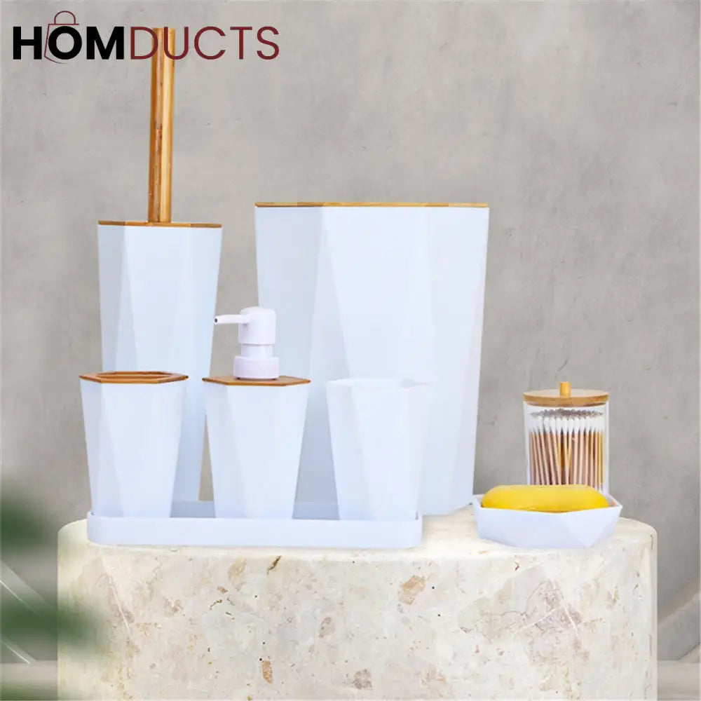 6 Pcs Bathroom Set (Premium Quality)