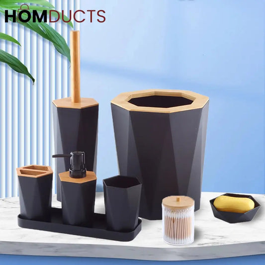 6 Pcs Bathroom Set (Premium Quality)