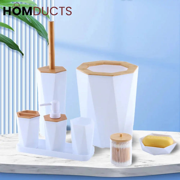 6 Pcs Bathroom Set (Premium Quality)