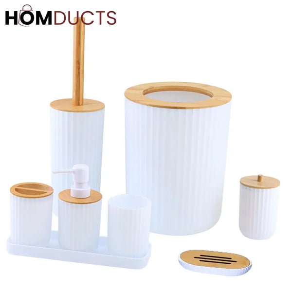 6 Pcs Bathroom Set (Premium Quality)