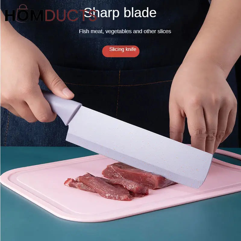 6 Pcs Stainless Steel Colorful Knife Set