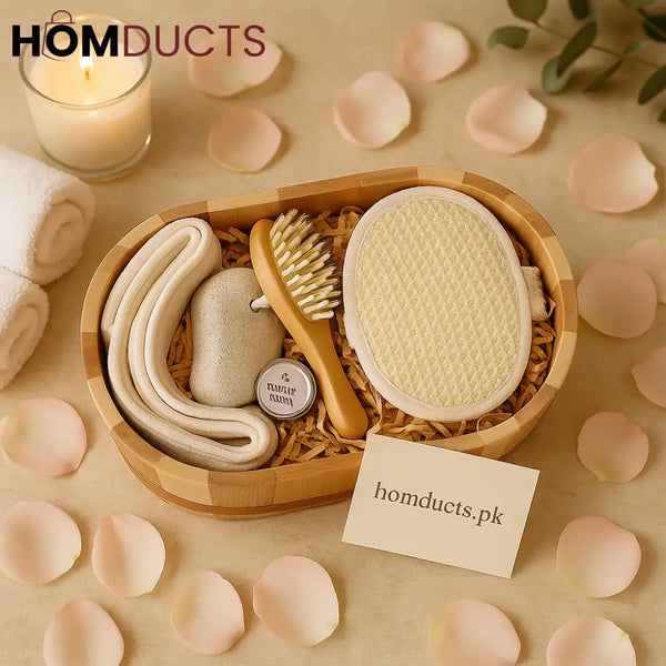 6-Piece Luxury Spa Gift Basket – Natural Body Care Set