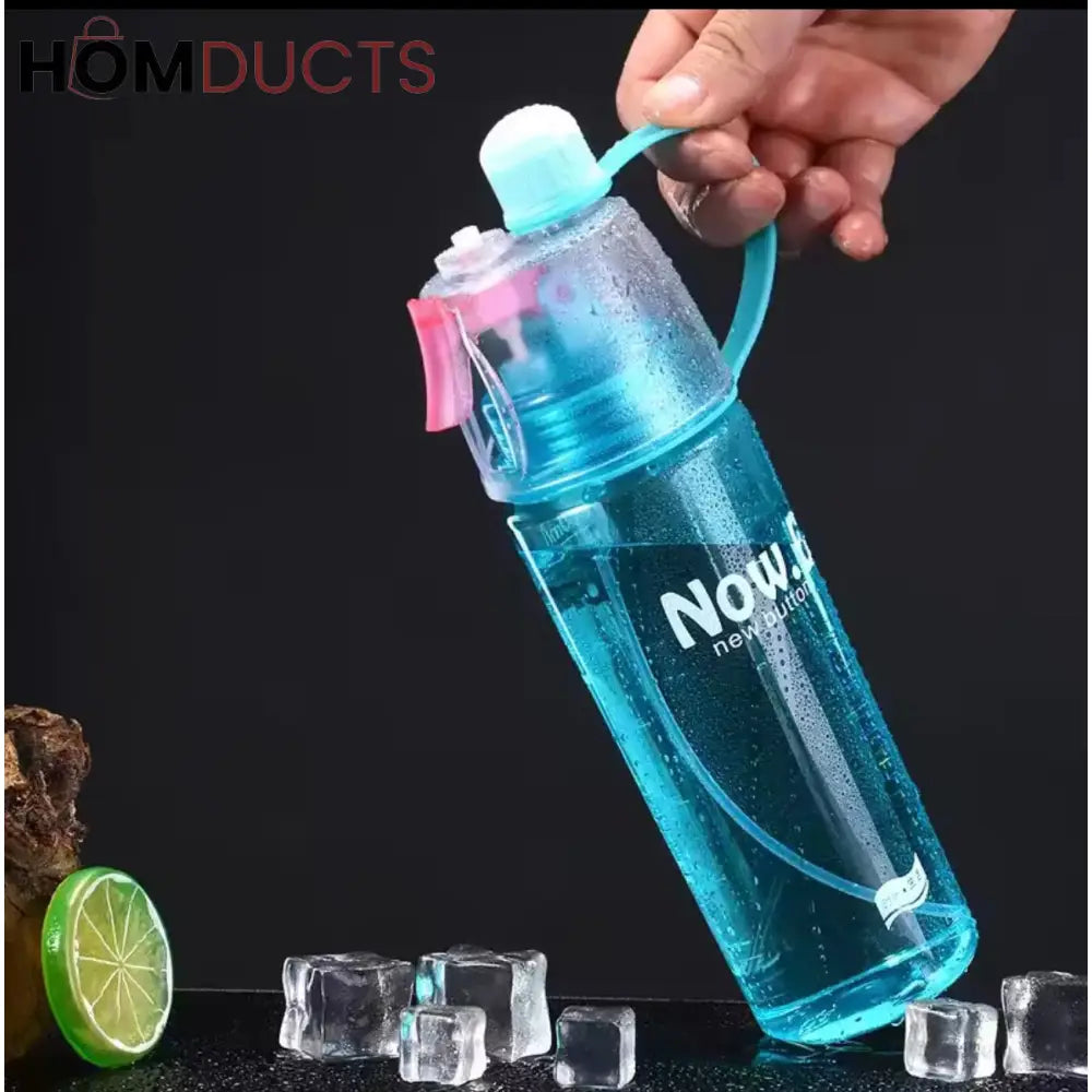 600ML Dual-Function Spray & Sip Water Bottle – BPA-Free Leakproof & Portable