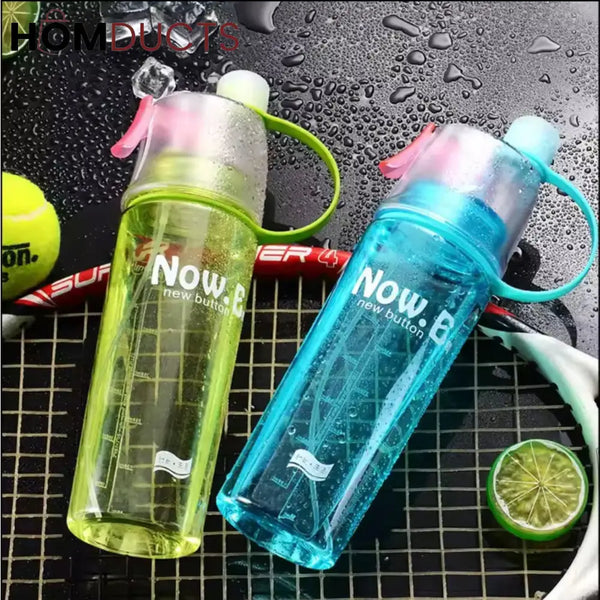 600ML Dual-Function Spray & Sip Water Bottle – BPA-Free Leakproof & Portable